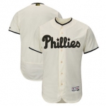 Men's Philadelphia Phillies Majestic Cream 2018 Memorial Day Authentic Collection Flex Base Team Custom Jersey