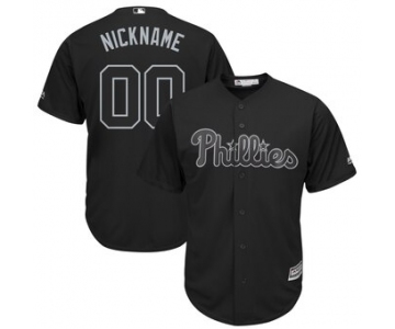 Philadelphia Phillies Majestic 2019 Players' Weekend Cool Base Roster Custom Black Jersey