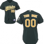 Men's Oakland Athletics Customized Green Jersey