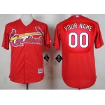 Men's St. Louis Cardinals Customized 2015 Red Jersey