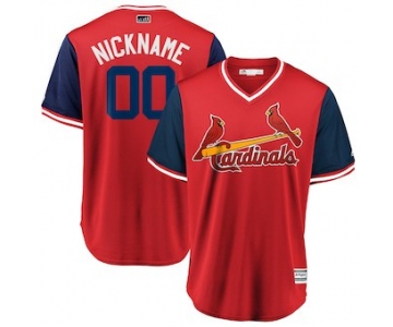 Men's St. Louis Cardinals Majestic Red 2018 Players' Weekend Cool Base Custom Jersey