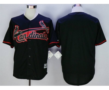 Women's St. Louis Cardinals Custom Black New Cool Base Jersey