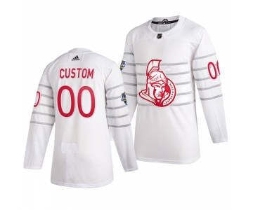 Men's 2020 NHL All-Star Game Ottawa Senators Custom Authentic adidas White Jersey