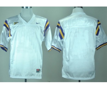 Men's LSU Tigers Customized White Jersey