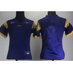 Women's LSU Tigers Customized Purple Jersey