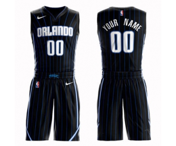 Magic Black Men's Customized Nike Swingman Jersey(With Shorts)