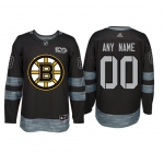 Adidas Boston Bruins Black 1917-2017 100th Anniversary Stitched NHL Custom Jersey
