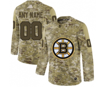 Boston Bruins Camo Men's Customized Adidas Jersey