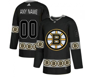 Men's Boston Bruins Custom Team Logos Fashion Adidas Jersey