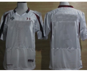 Men's South Carolina Gamecocks Customized White Jersey