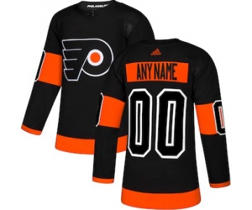 Kids Philadelphia Flyers adidas Black Alternate Authentic Custom Jersey