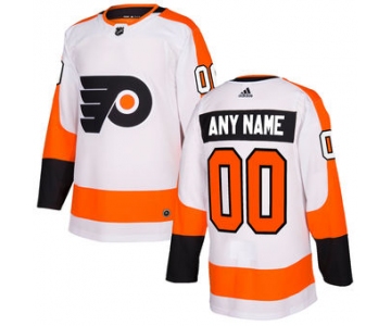 Men's Philadelphia Flyers adidas White Authentic Custom Jersey