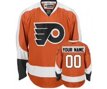 Philadelphia Flyers Mens Customized Orange Jersey