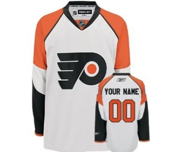 Philadelphia Flyers Mens Customized White Jersey