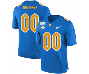 Pittsburgh Panthers Customized Blue 150th Anniversary Patch Nike College Football Jersey