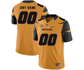 Missouri Tigers Customized Gold Nike College Football Jersey