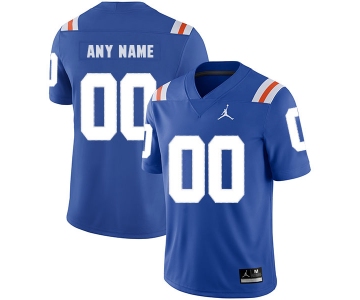 Florida Gators Customized Blue Men's Throwback College Football Jersey