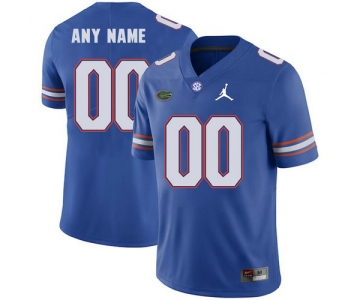 Florida Gators Men's Customized Blue College Football Jersey