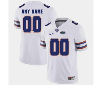 Men's Florida Gators Custom White Jersey