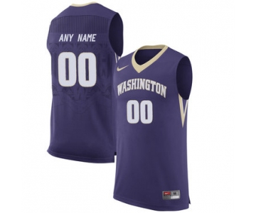 Washington Huskies Purple College Basketball Customized Men's Jersey