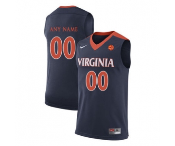 Virginia Cavaliers Navy Men's College Basketball Customized Jersey