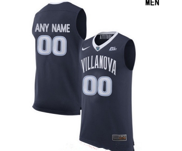 Men's Villanova Wildcats Custom Nike College Basketball Jersey - Navy Blue