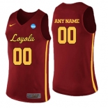 Loyola (Chi) Ramblers Red Men's Customized College Basketball Jersey