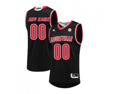 Louisville Cardinals Customized Black College Basketball Jersey