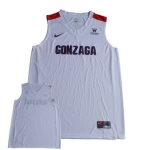 Gonzaga Bulldogs White Men's Customized College Basketball Jersey