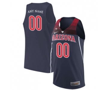 Arizona Wildcats Navy Men's Custom College Basketball Jersey