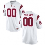 Mens USC Trojans 2015 Nike White Custom Replica Football Jersey