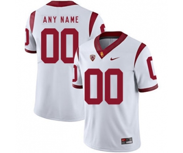 USC Trojans White Men's Customized College Football Jersey