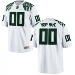 Mens Oregon Ducks 2015 Nike White Custom Replica Football Jersey