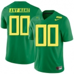 Oregon Ducks Apple Green Men's Customized Nike College Football Jersey