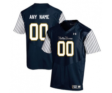 Notre Dame Fighting Irish Navy Men's Customized College Football Jersey