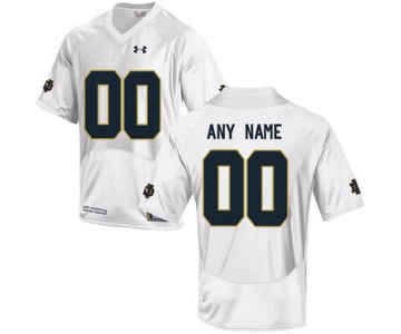 Notre Dame Fighting Irish White Men's Customized College Football Jersey