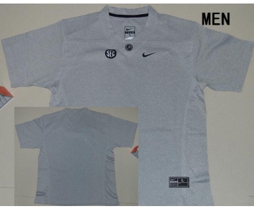 Men's Alabama Crimson Tide Custom College Football Nike Limited Jersey - Heather Gridiron Gray II