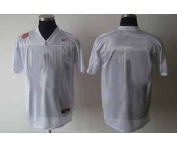 Men's Stanford Cardinals Customized White Jersey