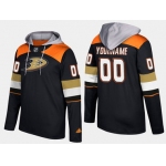 Adidas Ducks Men's Customized Name And Number Black Hoodie