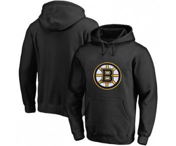 Boston Bruins Black Men's Customized All Stitched Pullover Hoodie