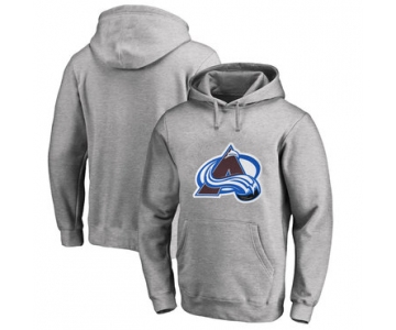 Colorado Avalanche Gray Men's Customized All Stitched Pullover Hoodie