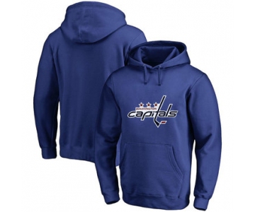 Washington Capitals Blue Men's Customized All Stitched Pullover Hoodie