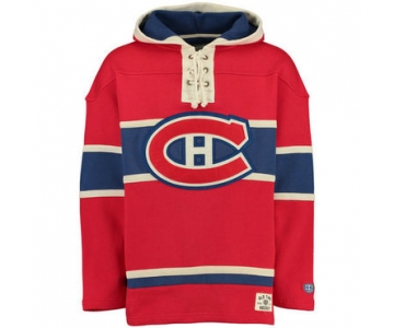 Canadiens Red Men's Customized All Stitched Sweatshirt