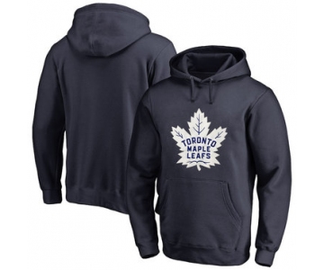 Toronto Maple Leafs Navy Men's Customized All Stitched Pullover Hoodie