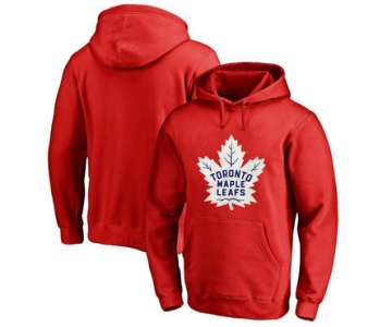 Toronto Maple Leafs Red Men's Customized All Stitched Pullover Hoodie