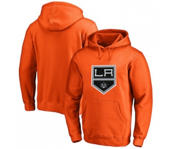 Los Angeles Kings Orange Men's Customized All Stitched Pullover Hoodie