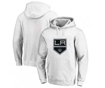 Los Angeles Kings White Men's Customized All Stitched Pullover Hoodie