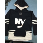 Islanders Black Men's Customized Hooded Sweatshirt