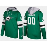 Adidas Stars Men's Customized Name And Number Green Hoodie