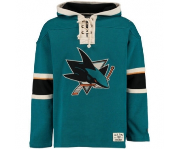 Sharks Blue Men's Customized All Stitched Sweatshirt